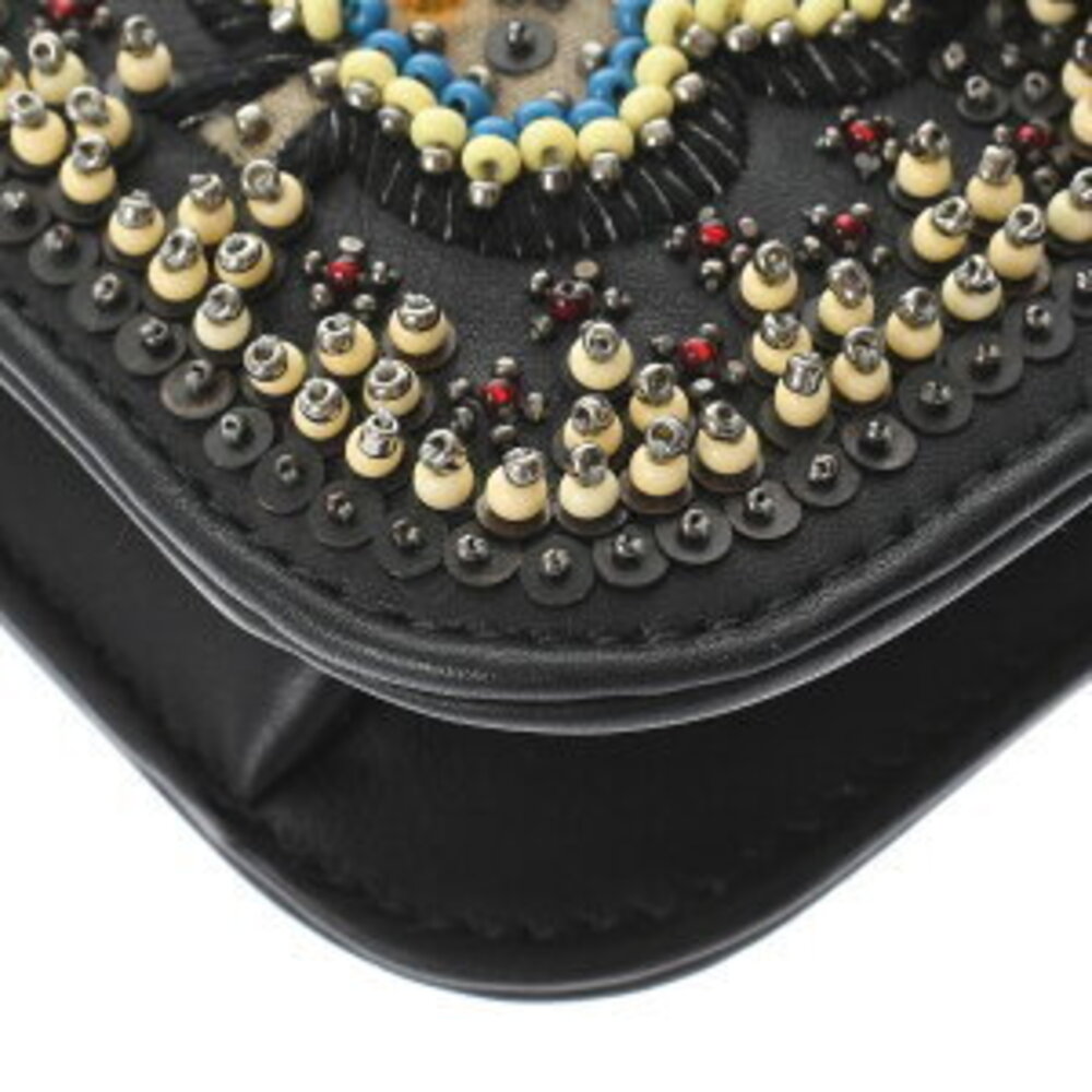 Dior Evolution Flap Chain Shoulder Bag Black Multicolor Leather Beads - Picture 6 of 13
